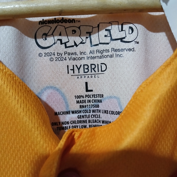 Garfield Unisex Baseball Jersey Size: L (NEW) - Picture 6 of 8
